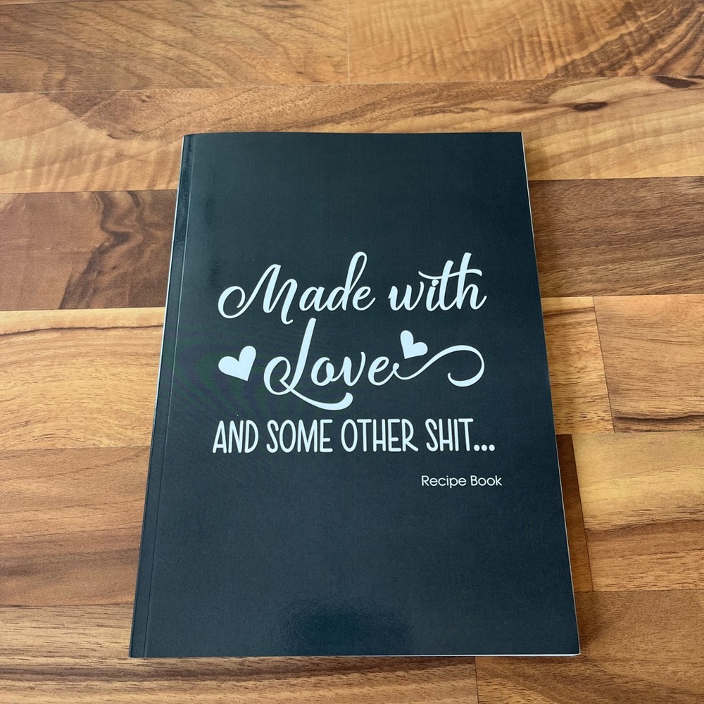 Blank Recipe book